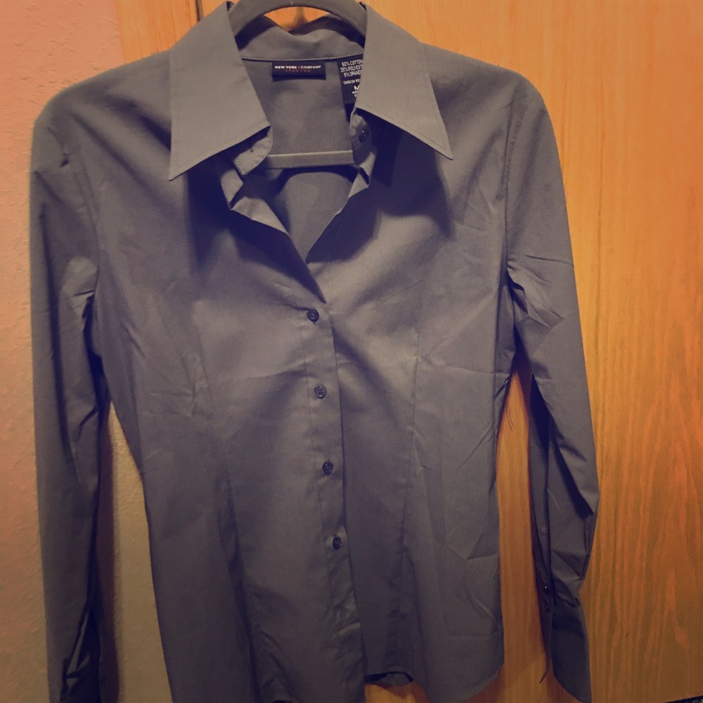 Gray blouse